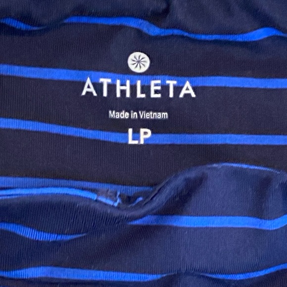 Athleta | Blue Chaturanga Tights | Sz LP (Petite) - Picture 4 of 8